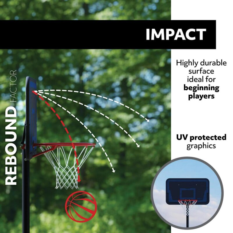 Lifetime New Adjustable Portable Basketball Hoop (44-inch ImpactA ) - 90759 - Image 4