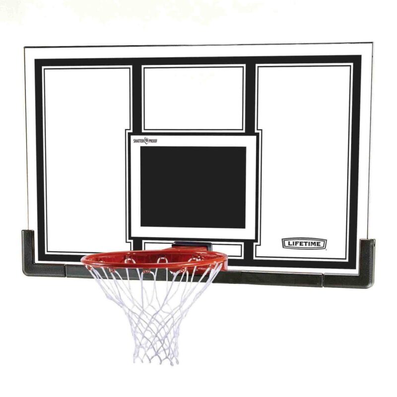 Lifetime New Basketball Indoor/Outdoor Backboard and Rim Combo Kit (54-inch Polycarbonate) - 71526 - Image 12