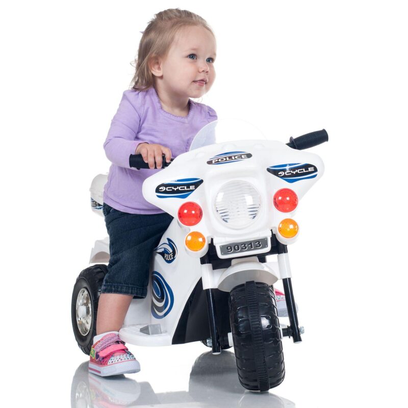 Lil' Rider SuperSport Three-Wheeled Police Motorcycle Ride-On - Image 2