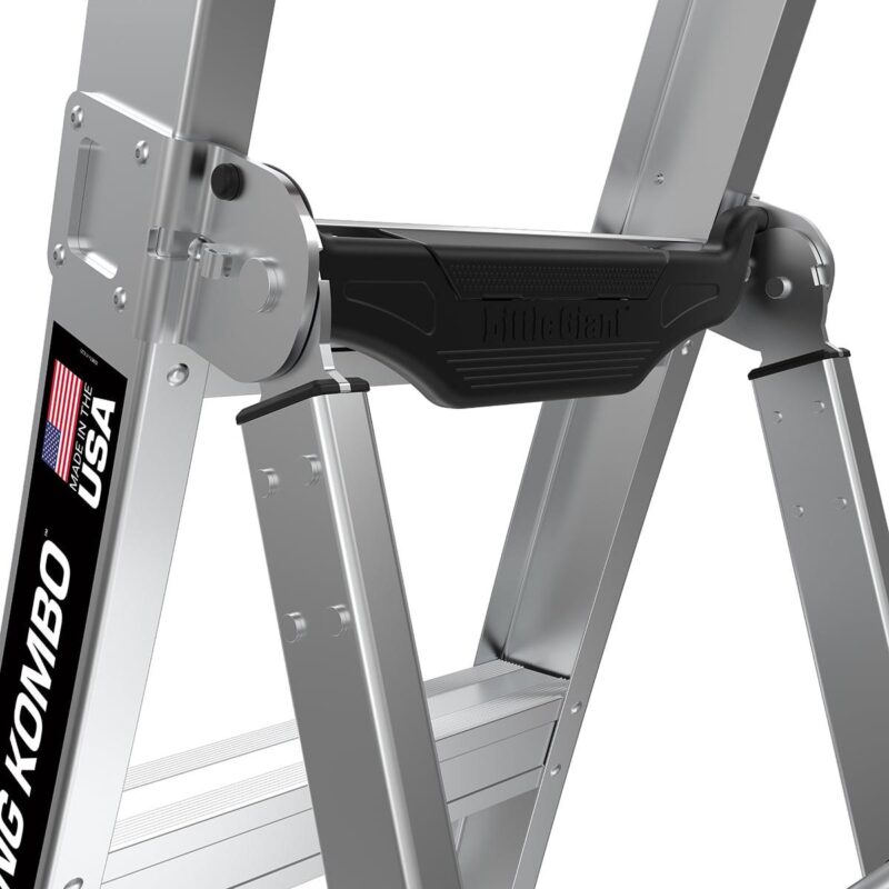 Little Giant King Kombo 5'-8' Aluminum 3-in-1 Combo Ladder, Type 1A - 300 lbs. Rated, 11 ft. 4 in. Reach - Image 10