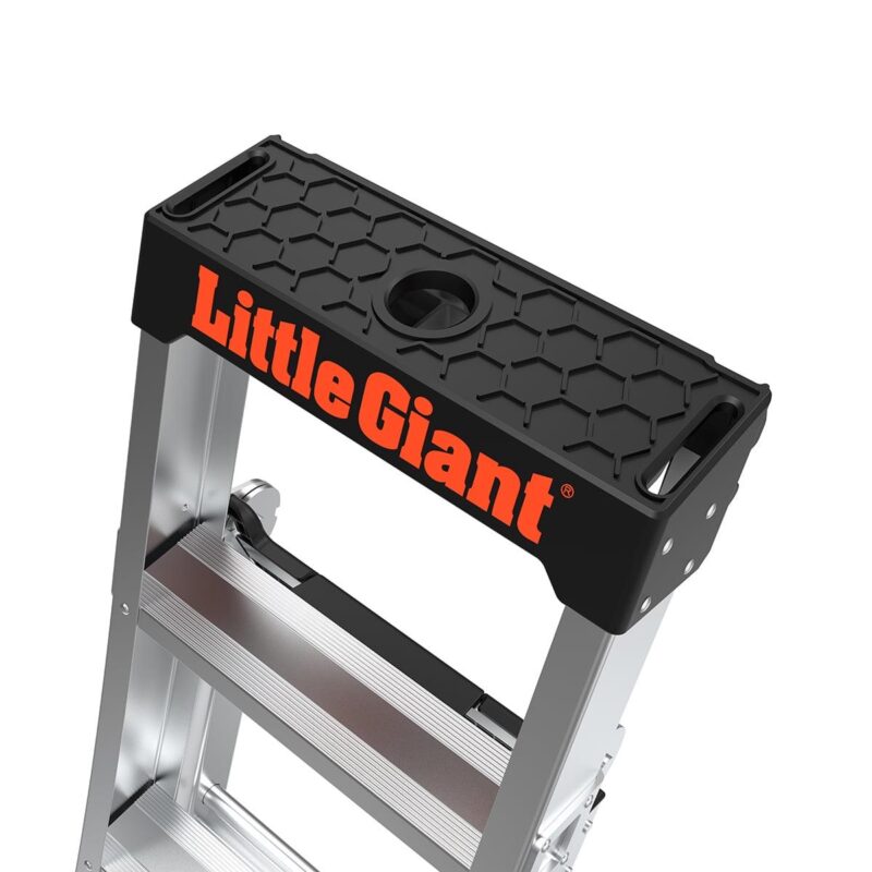 Little Giant King Kombo 5'-8' Aluminum 3-in-1 Combo Ladder, Type 1A - 300 lbs. Rated, 11 ft. 4 in. Reach - Image 13