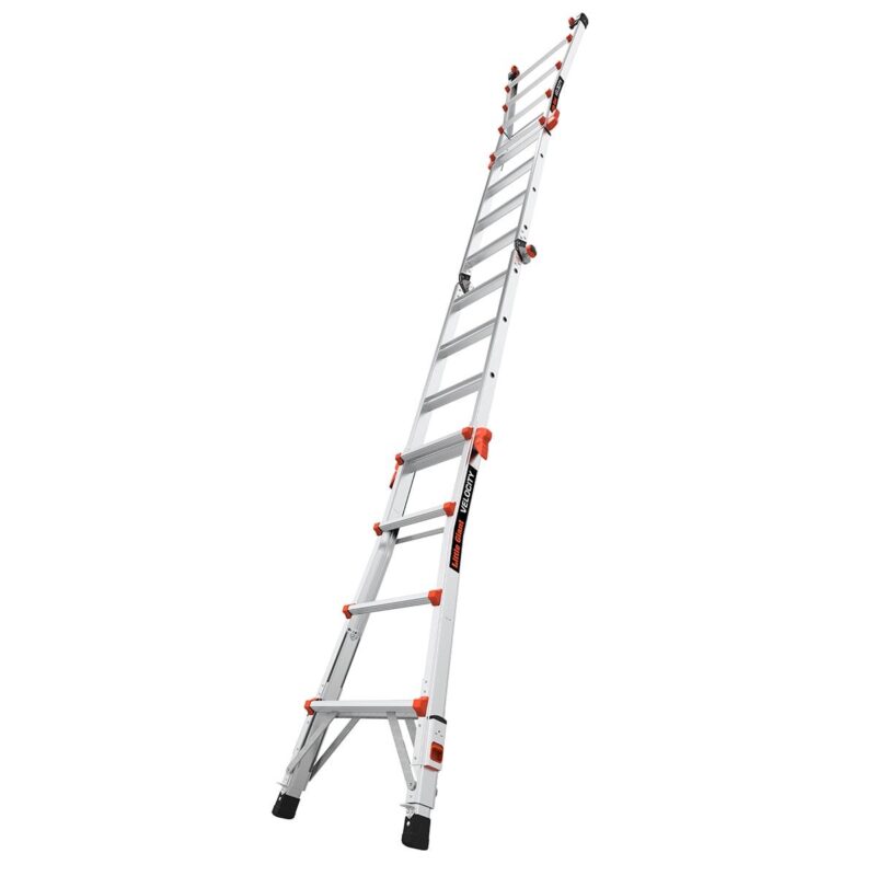 Little Giant Ladder Systems M17 with Leg Levelers Multi-Position Ladder, Type IA - 300 lbs. Rated, Aluminum, 15' Length, 18' Reach - Image 13