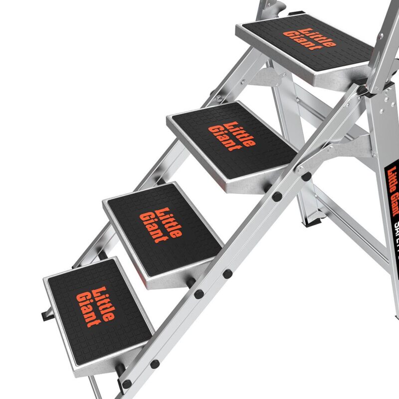 Little Giant® Safety Aluminum Step Ladder - 4 Step - Image 13