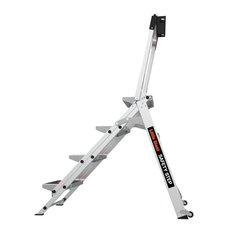 Little Giant® Safety Aluminum Step Ladder - 4 Step - Image 3