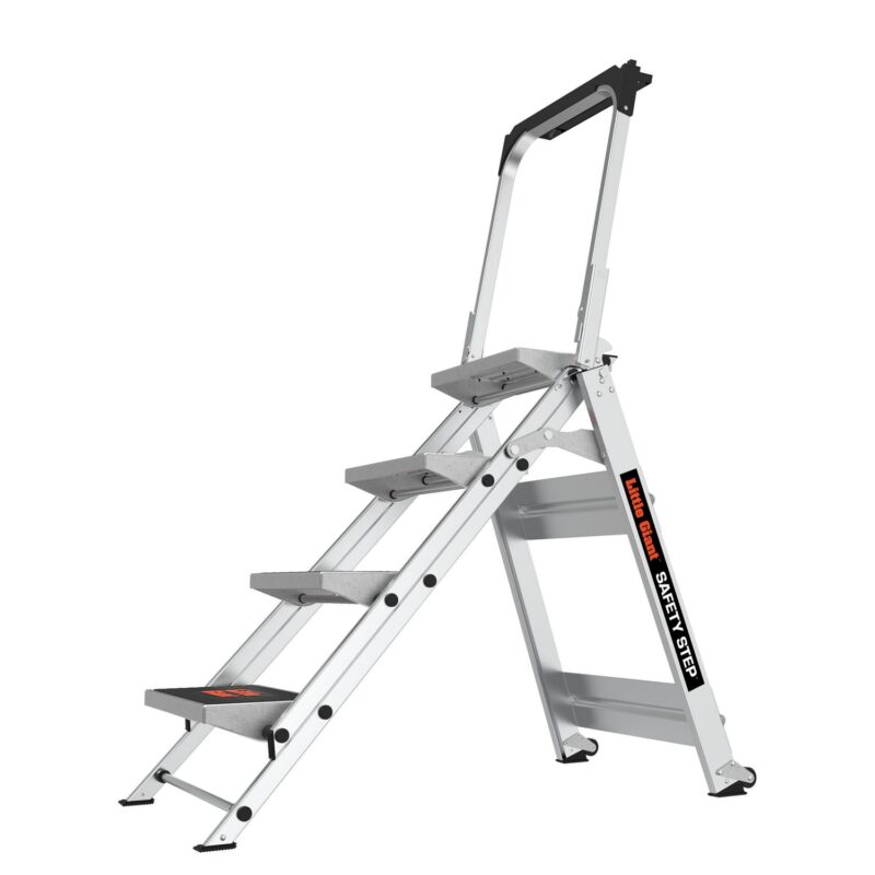 Little Giant® Safety Aluminum Step Ladder - 4 Step