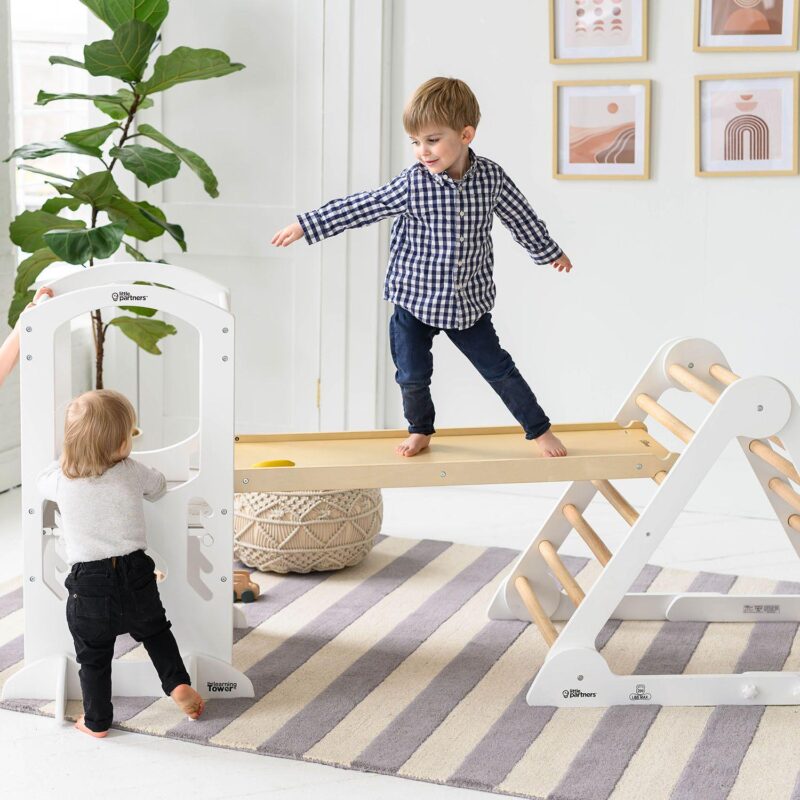 Little Partners 2-in-1 Climbing Ramp Slide - Image 3