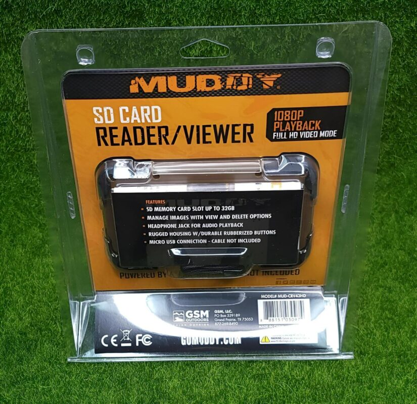 MUDDY SD CARD READER/VIEWER W/ 4.3  LCD SCREEN - Image 3