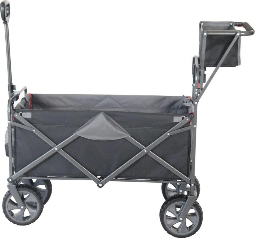 Macsports Foldable Portable Push-Pull Wagon Cart - Image 3