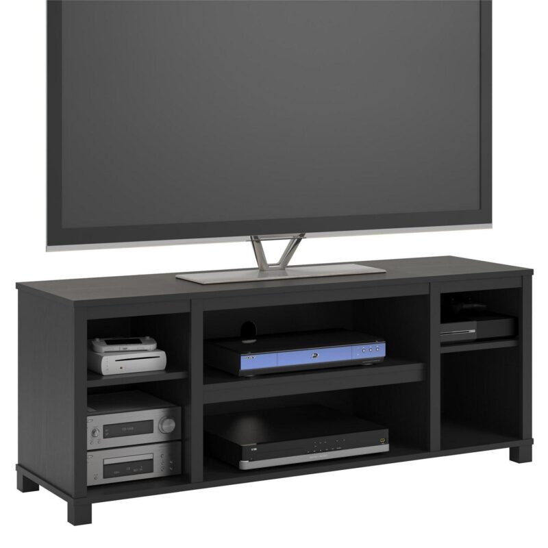 Mainstays Parsons TV Stand for TVs up to 50 , Black Oak - Image 6