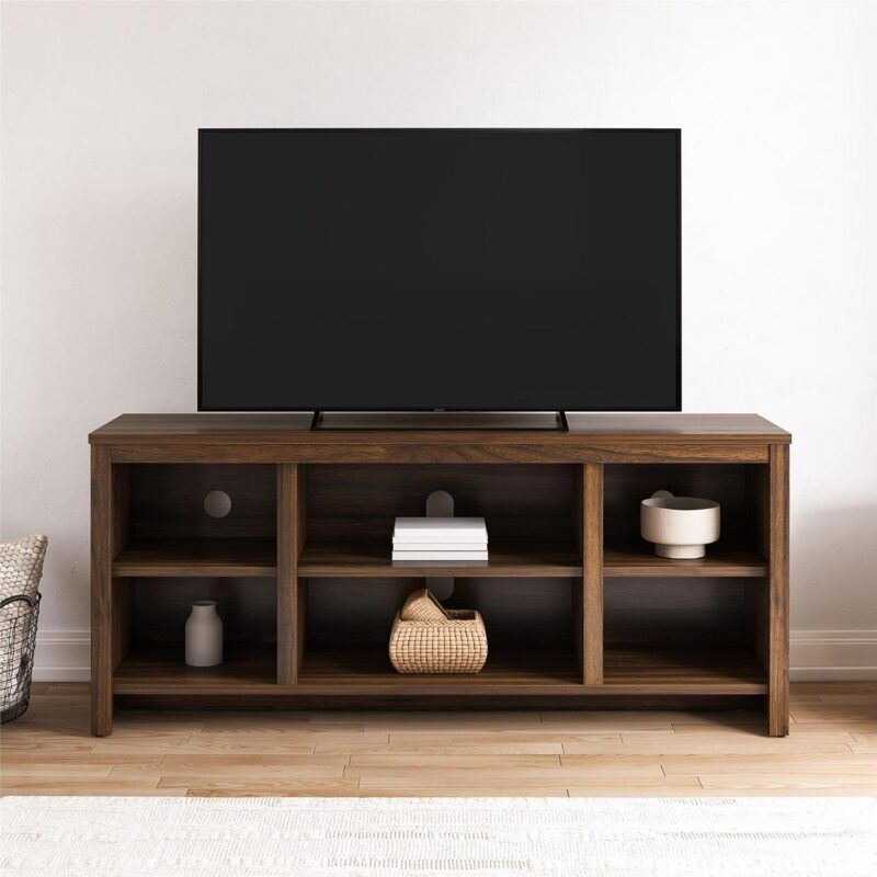 Mainstays Parsons TV Stand for TVs up to 50 , Canyon Walnut - Image 12