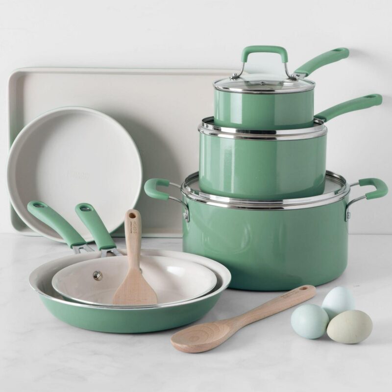 Martha Stewart Kitchen 12 Piece Nonstick Aluminum Cookware Set - Image 2