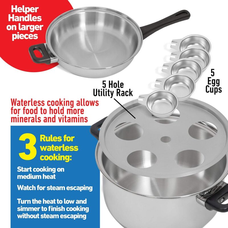 Maxam 9-Element Cookware - Image 7