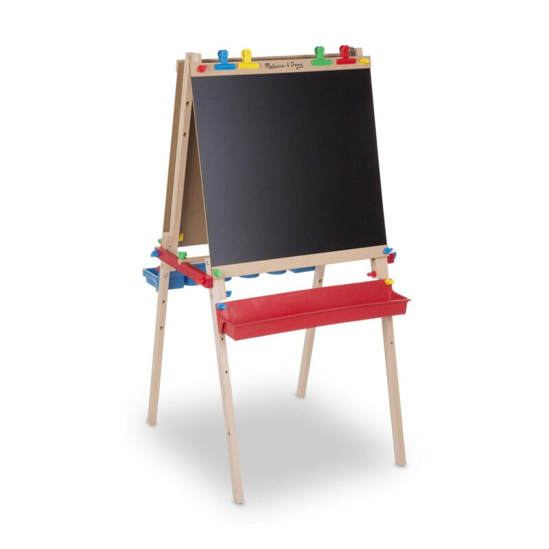 Melissa and Doug Deluxe Wooden Standing Art Easel - Image 2