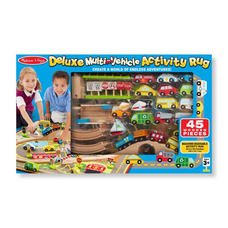 Melissa and Doug Deluxe Multi-Vehicle Activity Rug