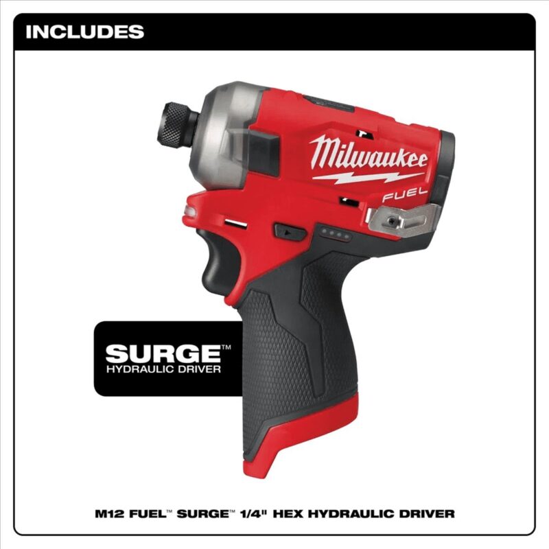 Milwaukee 2551-20 M12 FUEL SURGE Hydraulic Driver 1/4  Hex (Tool Only) - Image 2