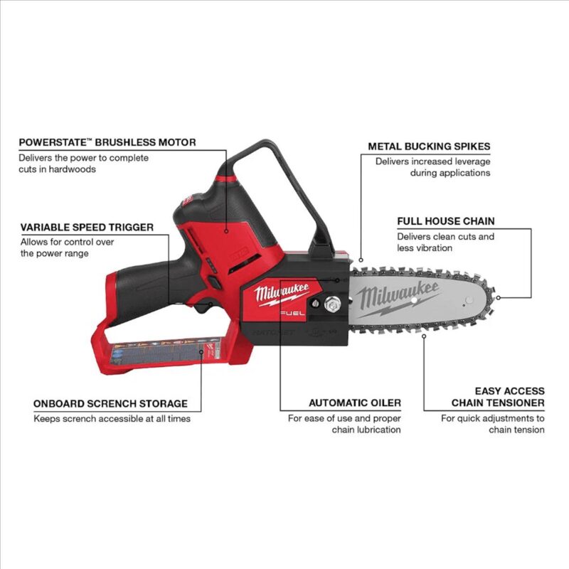 Milwaukee Tool M12 FUEL HATCHET 6” Pruning Saw Kit - Image 7