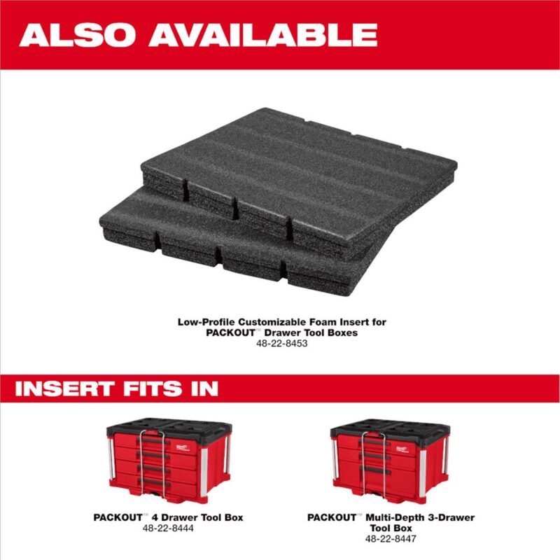 Milwaukee Tool PACKOUT 4 Drawer Tool Box - Image 10