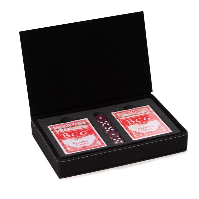Monogrammed Playing Cards and Dice Set - Image 2