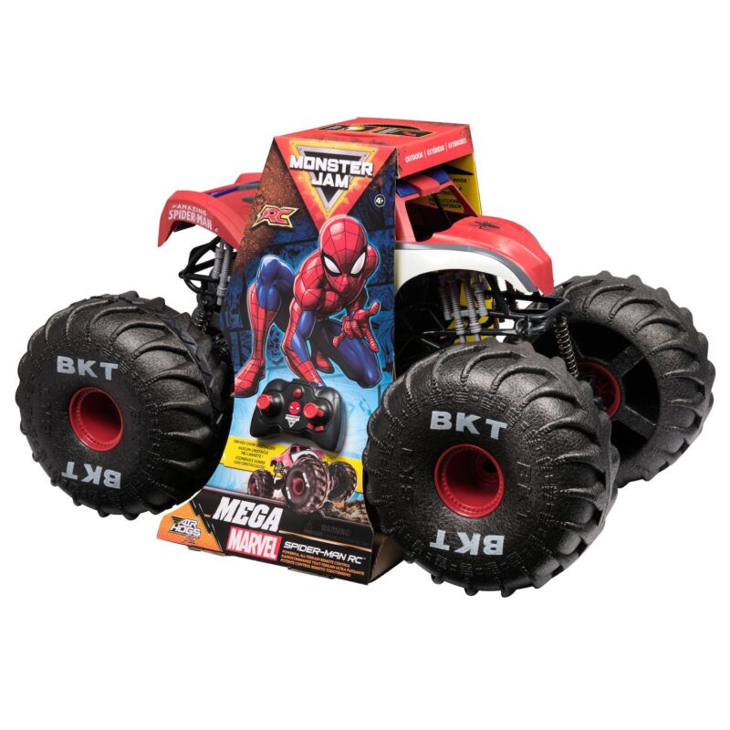 Monster Jam Marvel Mega Spider-Man RC Monster Truck - Image 8