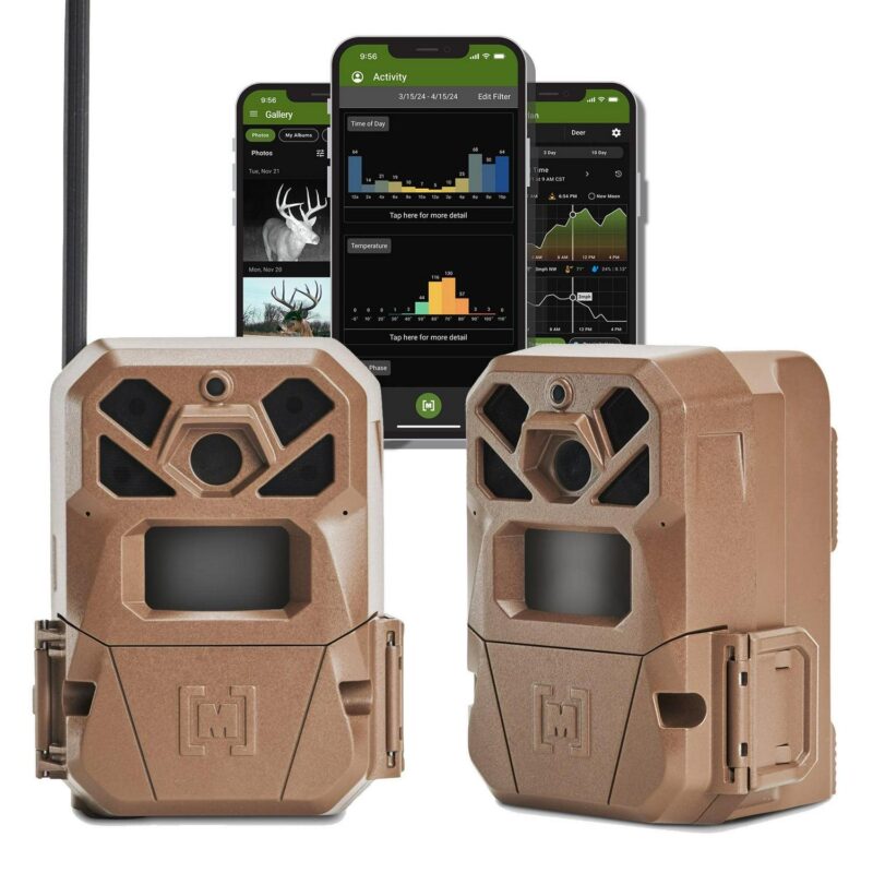 Moultrie Edge 2 Cellular Trail Camera (2PK) - 36MP photo, 1080p Video - Nationwide LTE - On Demand