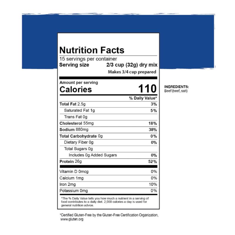 Mountain House Diced Beef | Freeze Dried Survival and Emergency Food for Camping Hiking and Backpacking | #10 Can | Gluten-Free- 1 Can - Image 2