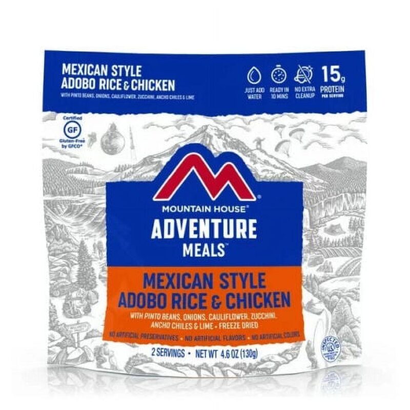 Mountain House Mexican Style Adobo Rice and Chicken Camping and Backpacking- 6 Pouches - Image 5