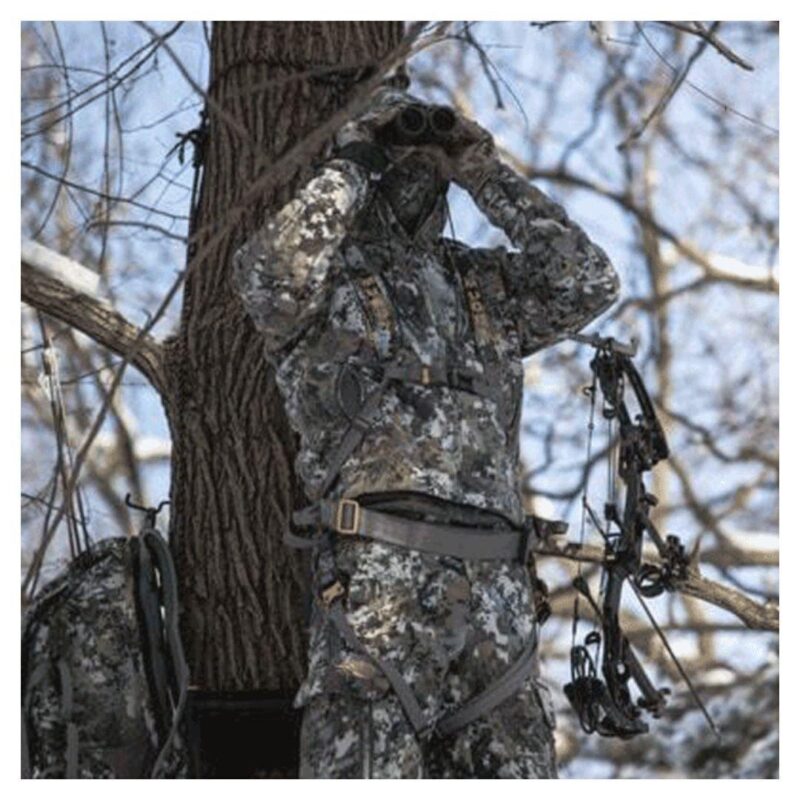 Muddy Ambush Hunting Quick Release Padded Deer Treestand Safety Harness, Camo - Image 5
