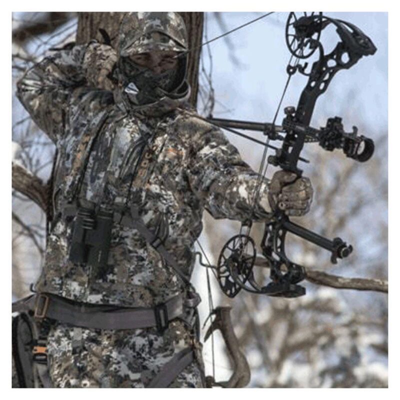 Muddy Ambush Hunting Quick Release Padded Deer Treestand Safety Harness, Camo - Image 4