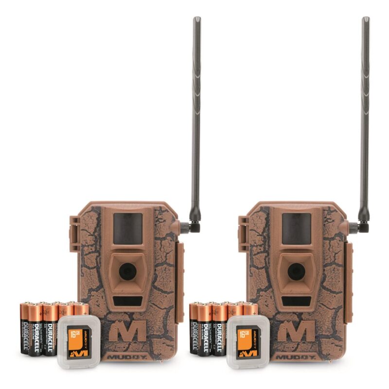 Muddy Mitigator Cellular Game Camera Bundle, 2 Pack
