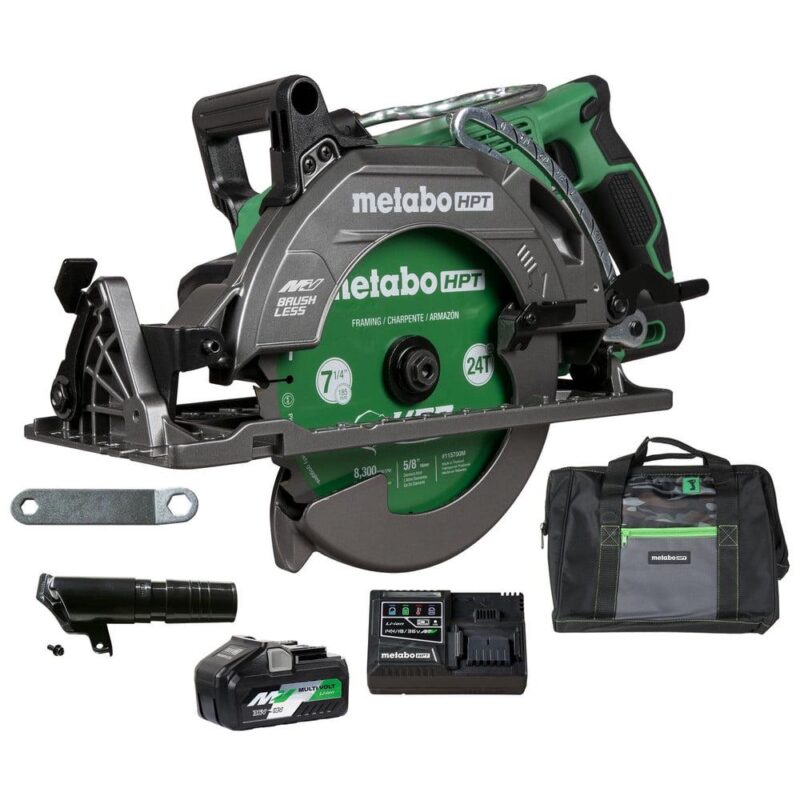 MultiVolt 36V Brushless Lithium-Ion 7-1/4 in. Cordless Rear Handle Circular Saw Kit (4 Ah)