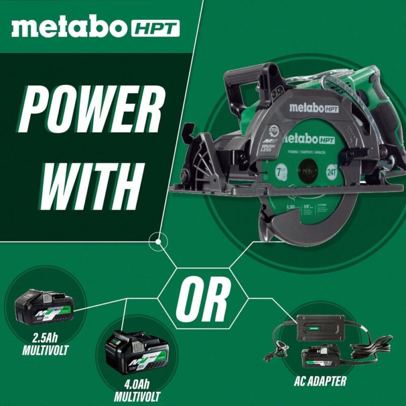 MultiVolt 36V Brushless Lithium-Ion 7-1/4 in. Cordless Rear Handle Circular Saw Kit (4 Ah) - Image 6