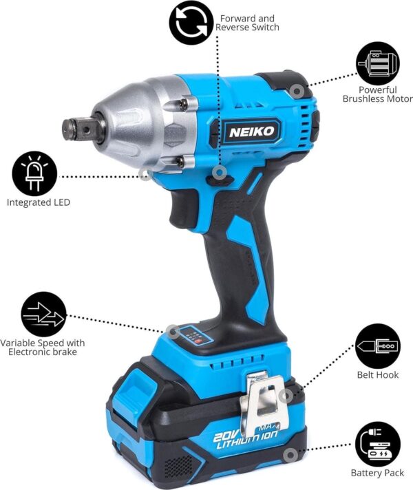NEIKO 10883A Brushle e3cd7868e44e80b437f40ab80c5eb625