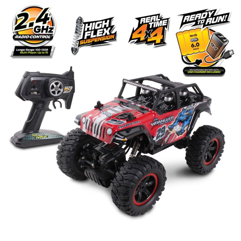 NKOK Mean Machines: Jeep Wrangler Unlimited Rock Crawler RC Offroad Truck - Image 3
