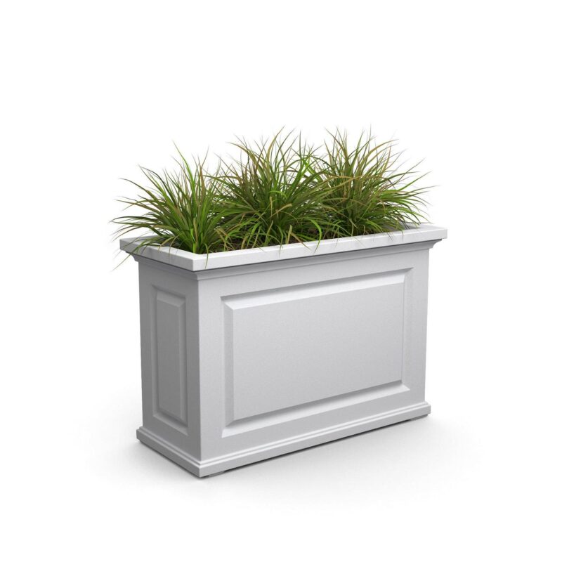 Nantucket Trough Planter - White - Image 2