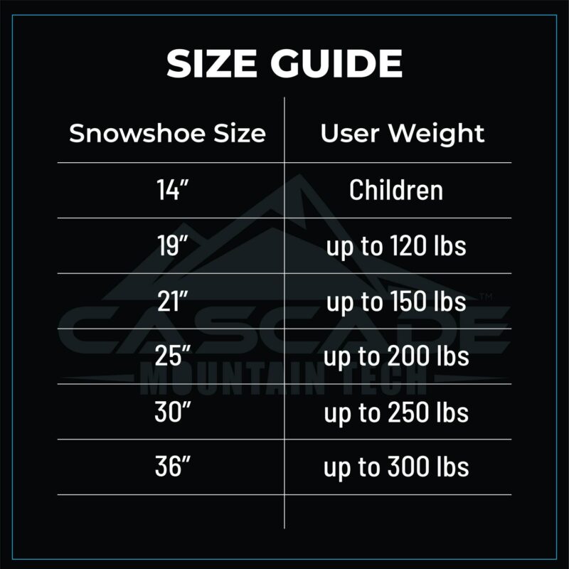 Navigator Series Men and Women's Lightweight 21  Aluminum Frame Snowshoe Set, Ratchet Binding - Image 9
