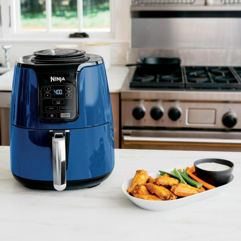 Ninja 4 qt Air Fryer, Navy - Dishwasher Safe - Image 5