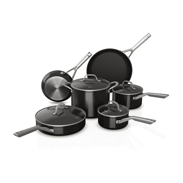 Ninja C19000 Foodi NeverStick 10-Piece Cookware Set, Black