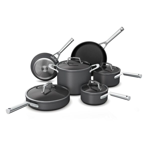 Ninjaa c Foodia c NeverSticka c Premium Hard-Anodized 10-Piece Cookware Set, oven safe to 500A F