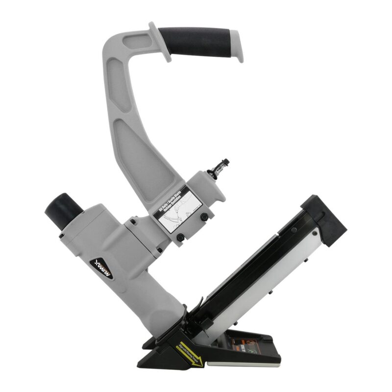 NuMax SFL618 Pneumatic 3-in-1 15.5-Gauge and 16-Gauge 2  Flooring Nailer / Stapler with Flooring Mallet and Interchangeable Base Plates - Image 3
