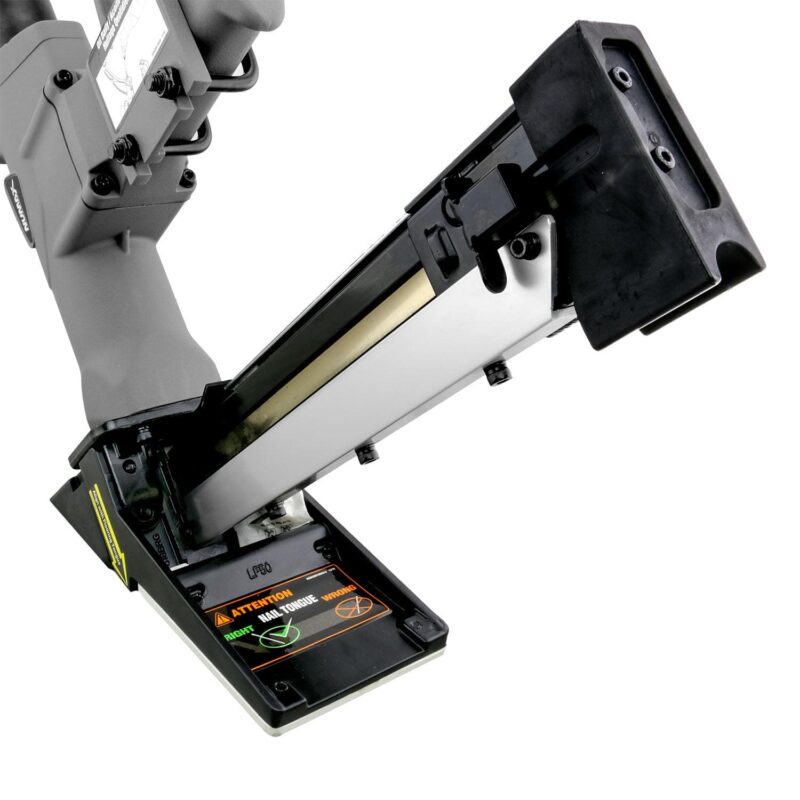 NuMax SFL618 Pneumatic 3-in-1 15.5-Gauge and 16-Gauge 2  Flooring Nailer / Stapler with Flooring Mallet and Interchangeable Base Plates - Image 6