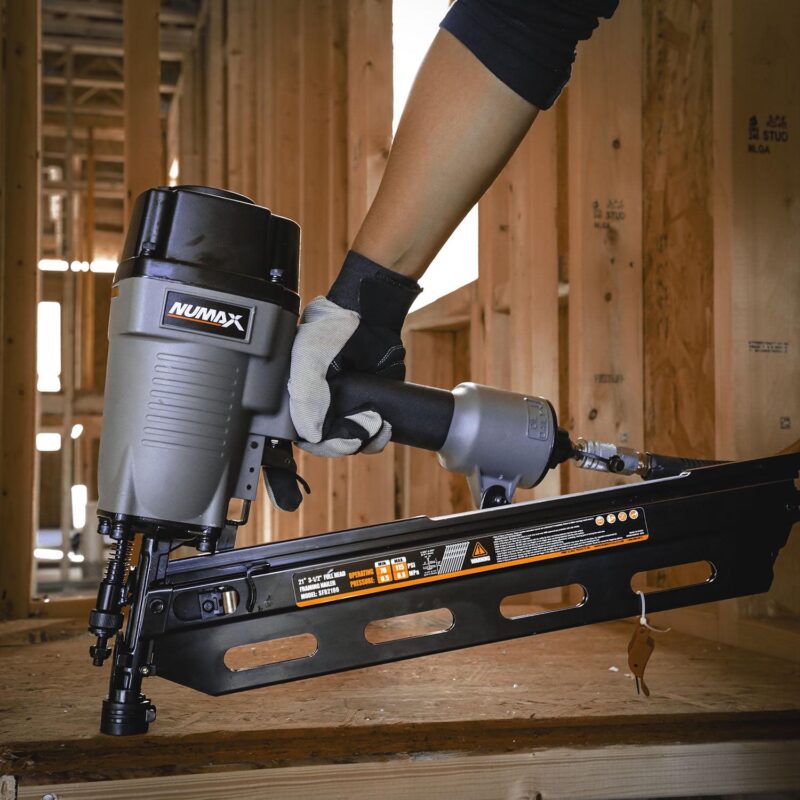 NuMax SFR2190 Pneumatic 21 Degree 3-1/2  Framing Nailer - Image 8
