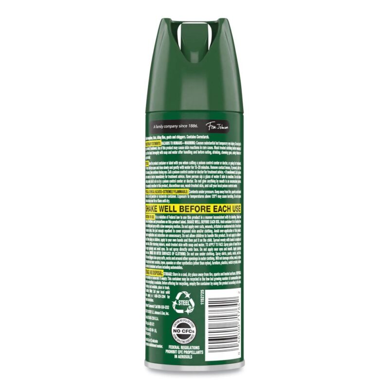 OFF! 616304 Deep Woods 4 oz. Aerosol Spray Dry Insect Repellent - Neutral Scent (12/Carton) - Image 4