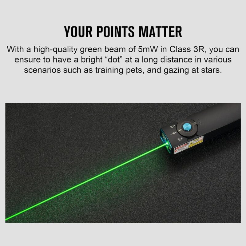 Olight Arkfeld Pro LED Rechargeable Flashlight / UV Light and Green Laser, 1300 Lu - Image 6