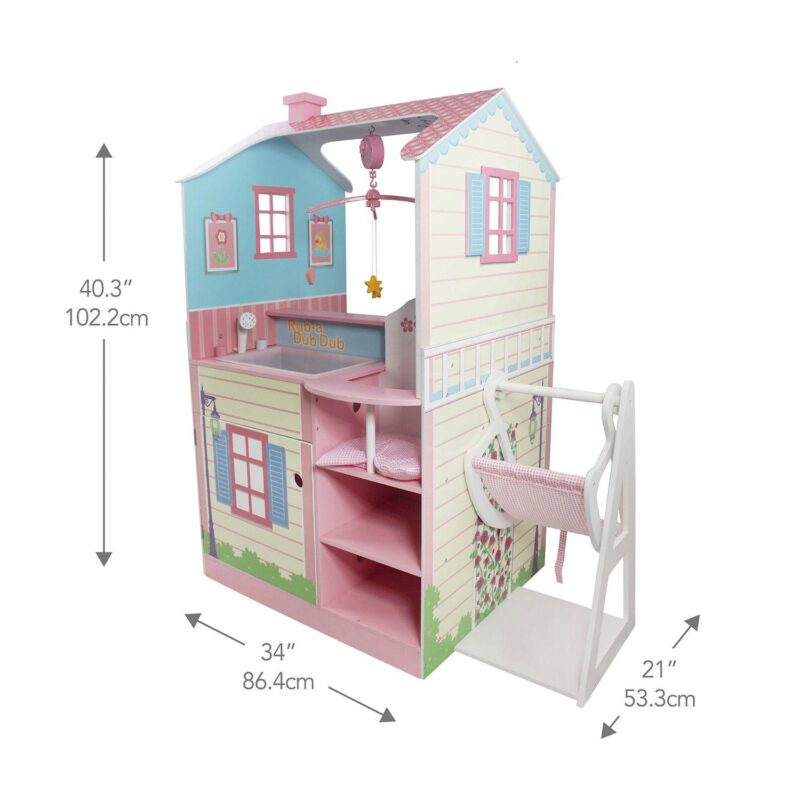 Olivia's Little World Classic Doll Changing Station Dollhouse - Image 7