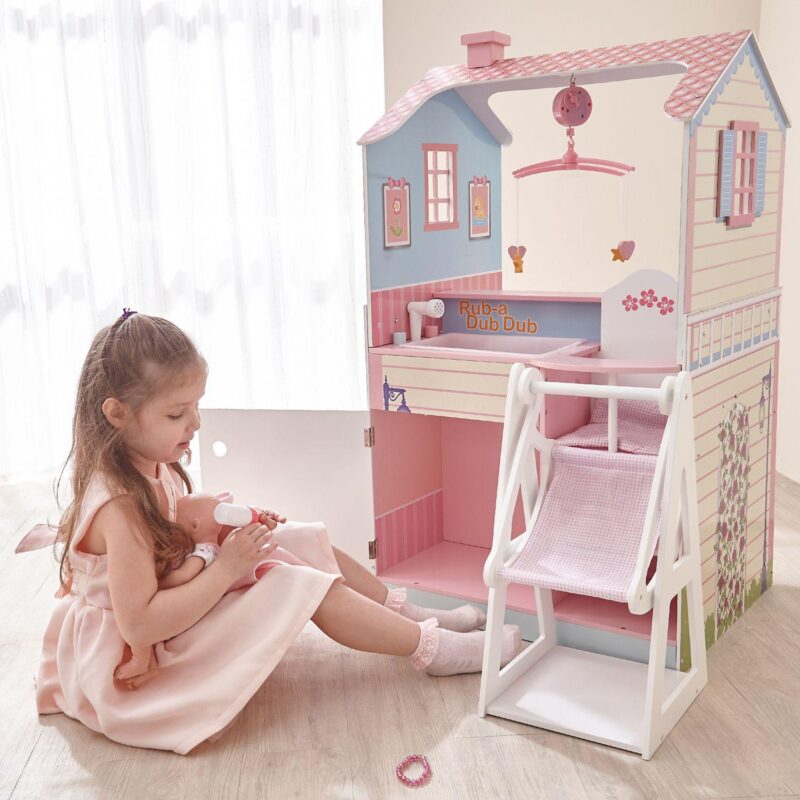 Olivia's Little World Classic Doll Changing Station Dollhouse - Image 5