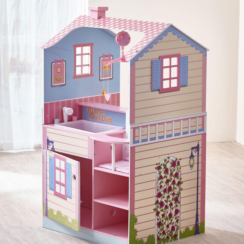 Olivia's Little World Classic Doll Changing Station Dollhouse - Image 6