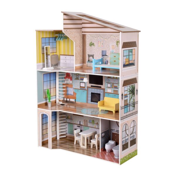 Olivia's Little World 3-Story Wooden Dollhouse