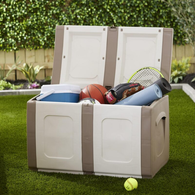 Open Box Regular Outdoor Heavy Duty Plastic Storage Deck Box - Image 11