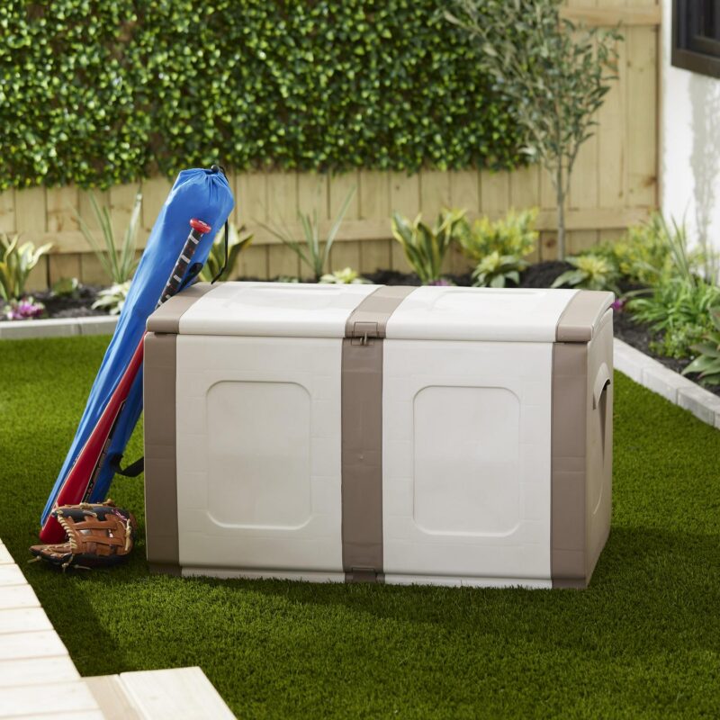 Open Box Regular Outdoor Heavy Duty Plastic Storage Deck Box - Image 10
