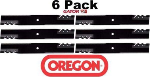 Oregon 6 Pack 396-730 G6 Gator Mulcher Blade for John Deere TCU15881 M144196